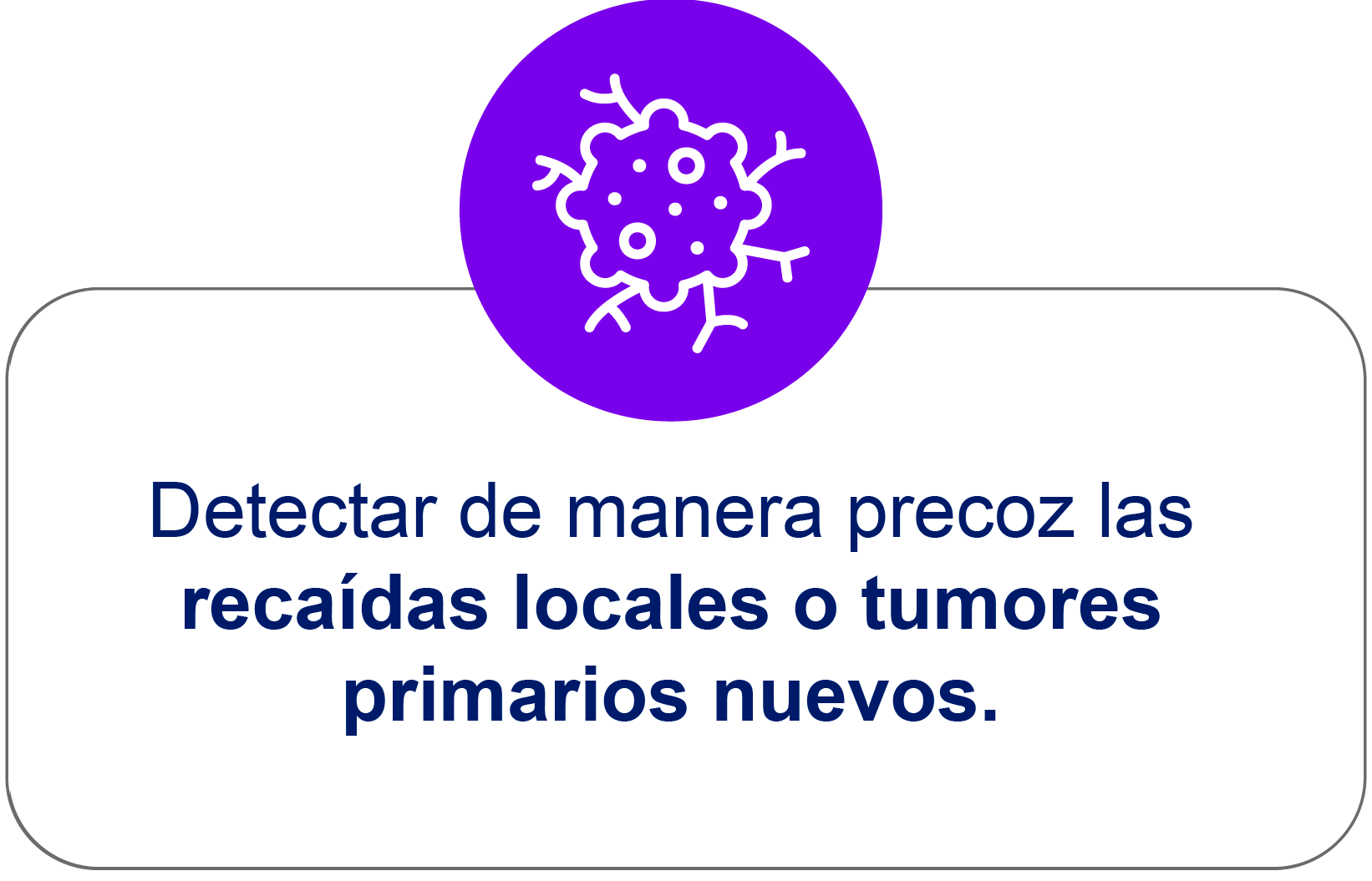 Detectar de manera precoz las recaídas locales o tumores
primarios nuevos.